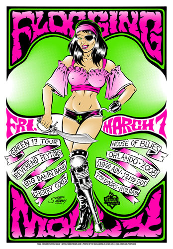 Stainboy Flogging Molly Poster