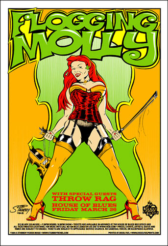 Stainboy Flogging Molly Poster