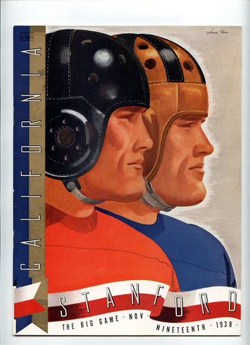 1938 Stanford vs Cal Big Game Program