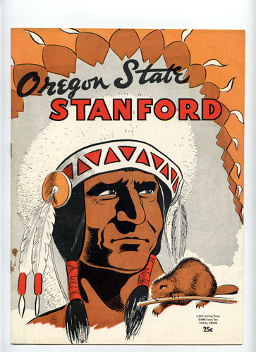 1951 Stanford vs Oregon State College Football Program