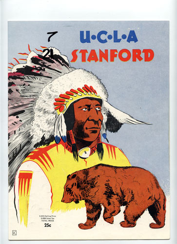 1951 Stanford vs UCLA College Football Program