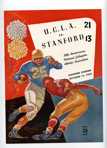 1955 Stanford vs UCLA College Football Program
