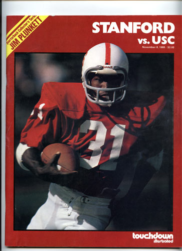1980 Stanford vs USC College Football Program
