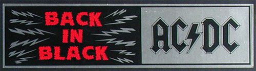 AC/DC Vintage Bumper Sticker