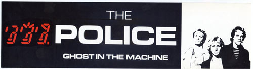 The Police Ghost In The Machine Vintage Bumper Sticker