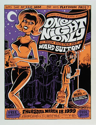 Ward Sutton Ward Sutton Art Show Poster