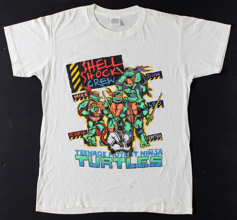 Teenage Mutant Ninja Turtles TMNT Shell Shock Crew Original Vintage T-Shirt