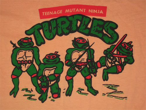 retro tmnt t shirt