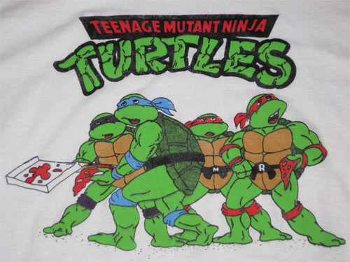 Teenage Mutant Ninja Turtles TMNT Pizza Vintage Bootleg Vintage T-Shirt