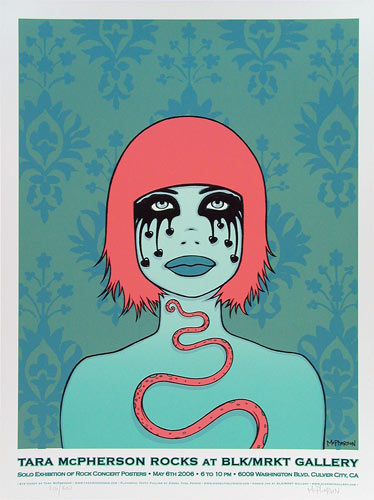 Tara McPherson Tara McPherson Art Show at BLK/MRKT Gallery Poster