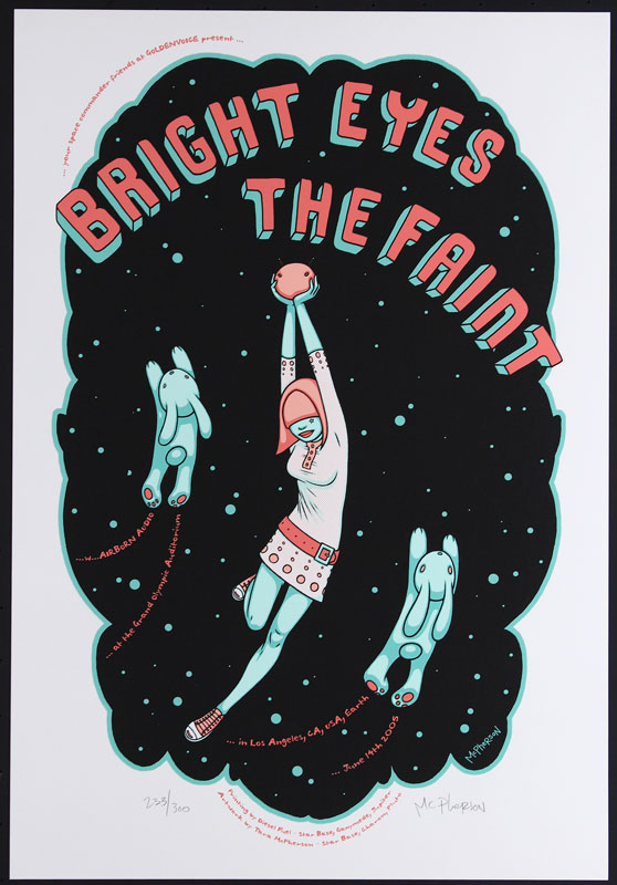 Tara McPherson Bright Eyes - The Faint Poster