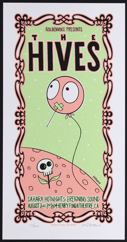 Tara McPherson The Hives Poster