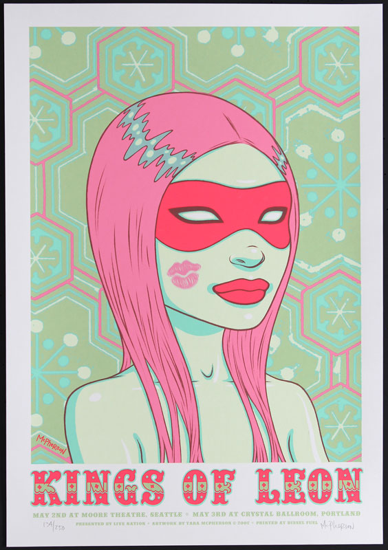 Tara McPherson Kings of Leon Poster