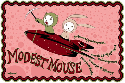 Tara McPherson Modest Mouse Poster