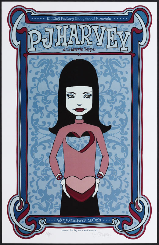 Tara McPherson PJ Harvey Poster