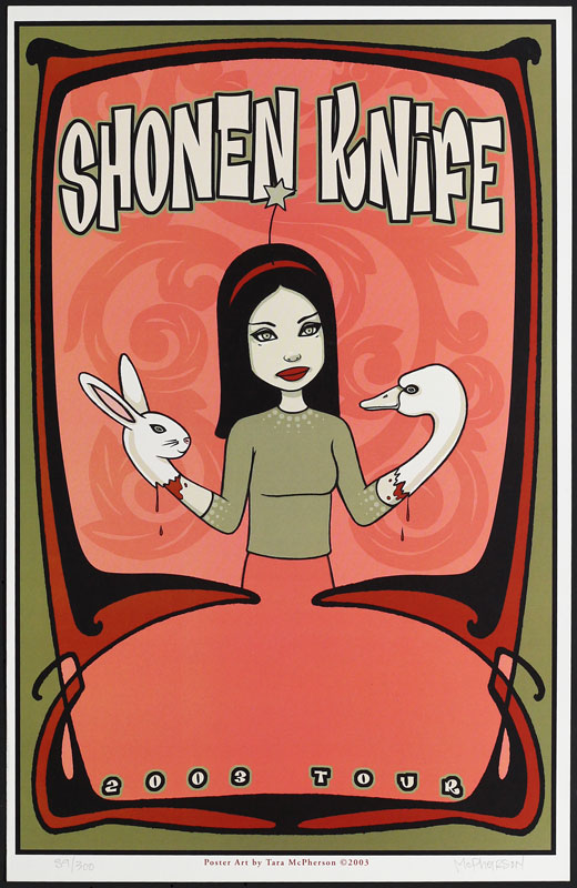 Tara McPherson Shonen Knife Poster