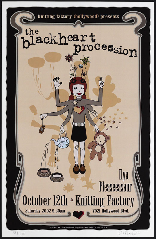 Tara McPherson The Black Heart Procession Poster