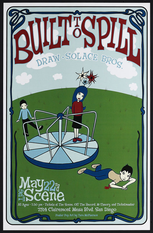 Tara McPherson Built To Spill Poster