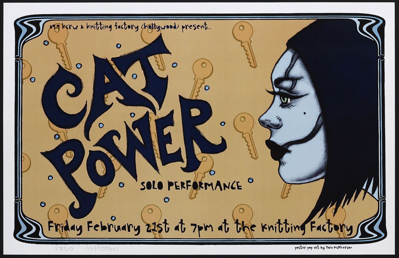 Tara McPherson Cat Power Poster