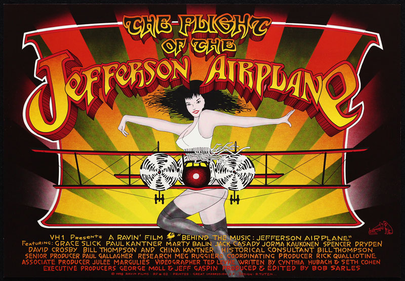 Randy Tuten The Flight Of The Jefferson Airplane Movie Poster