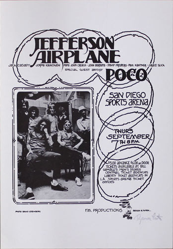 Randy Tuten Jefferson Airplane Poster