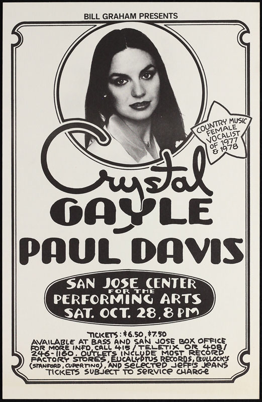 Randy Tuten Crystal Gayle Poster