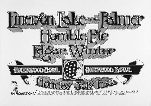 Randy Tuten Emerson Lake and Palmer Poster