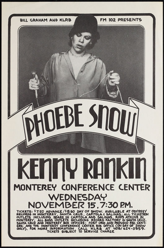 Randy Tuten Phoebe Snow Poster