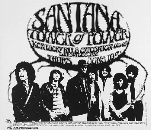 Randy Tuten Santana Poster