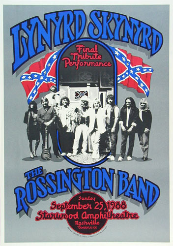 Randy Tuten Lynyrd Skynyrd Poster - signed