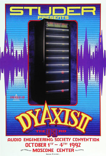 Randy Tuten DyAxis II Audio Engineering Society Convention Poster