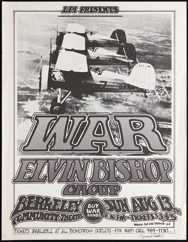 Randy Tuten War Poster - signed