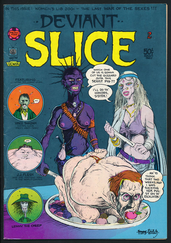 Deviant Slice Funnies No. 2 Underground Comic