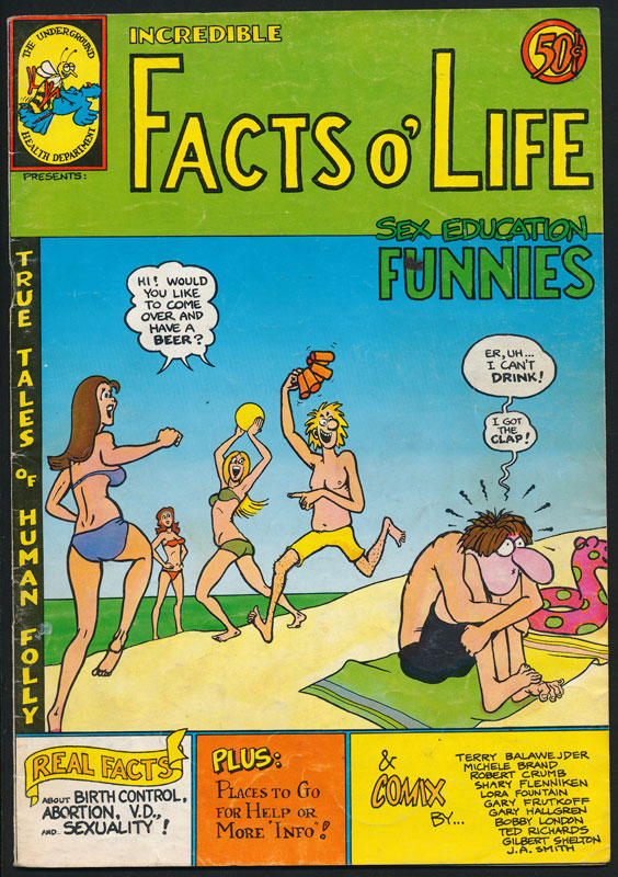 Facts O' Life Sex Education Funnies Underground Comic