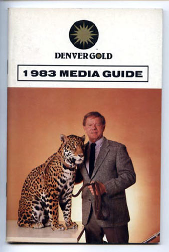 1983 Denver Gold Media Guide
