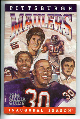 1984 Pittsburgh Maulers Media Guide