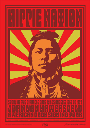 John Van Hamersveld Hippie Nation Poster