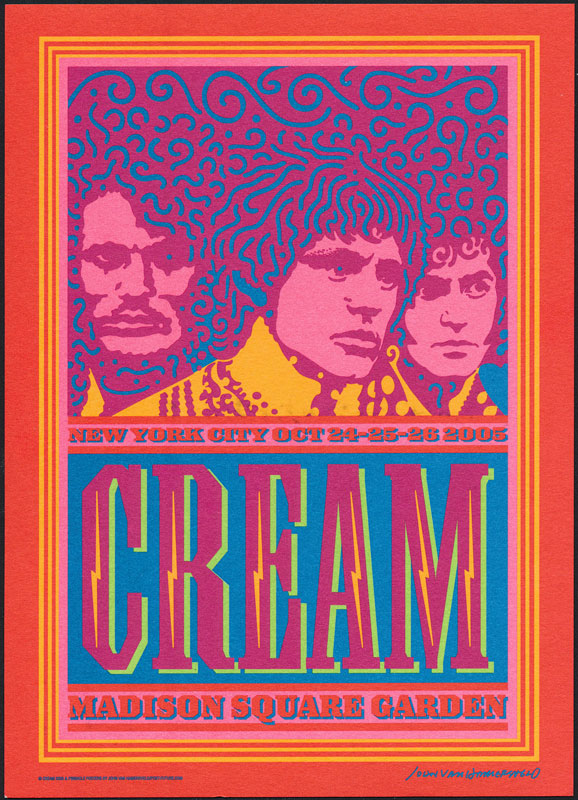 John Van Hamersveld Cream Postcard