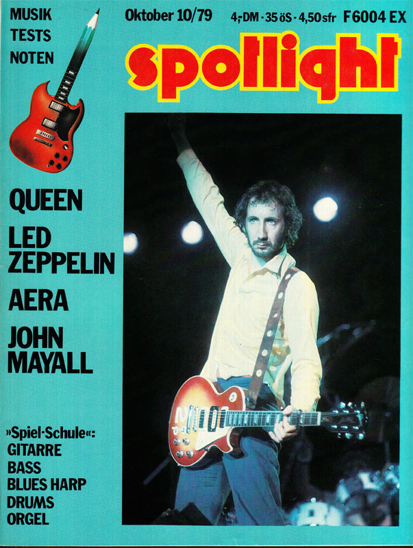 Spotlight 10/1979 - Queen and Led Zeppelin Music Magazine