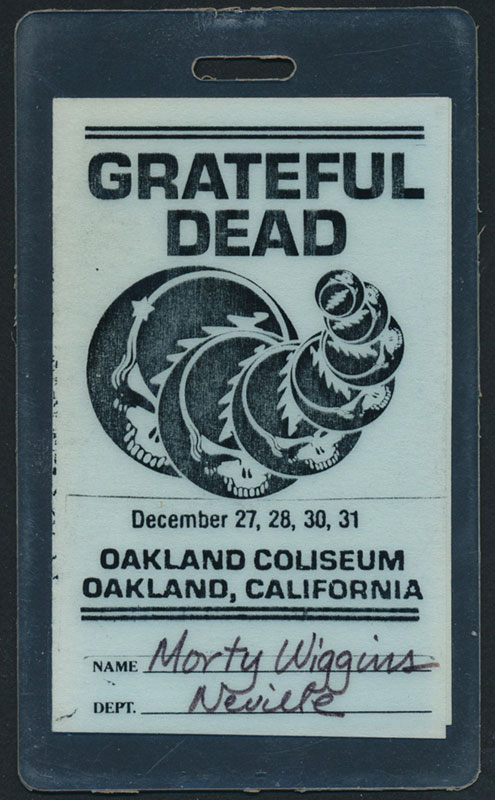 Grateful Dead New Year's Eve 1987-1988 Laminate