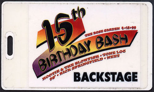 The Rose Garden 15th Birthday Bash featuring Hootie and the Blowfish Laminate