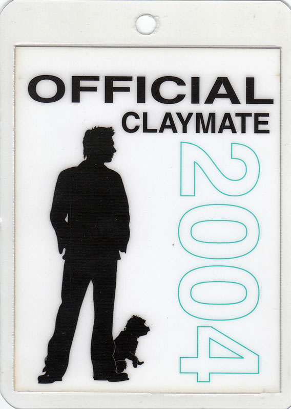 Clay Aiken Official Claymate 2004 Laminate