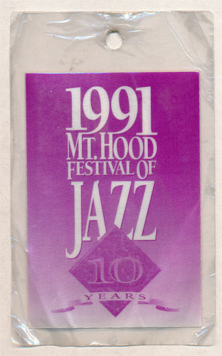 Mt. Hood Festival of Jazz 1991 Laminate