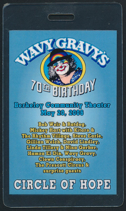 Wavy Gravy's 70th Birthday Circle of Hope Laminate