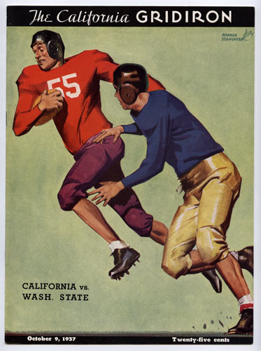 1937 Cal Bears Vs Washington State College Football Program