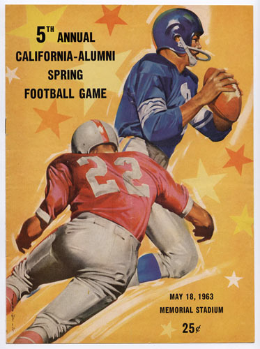 1963 Caifornia Alumni Spring Game Cal College Football Program