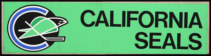 California Seals 1967/68 Hockey Bumper Sticker