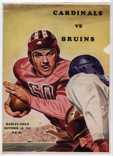 1947 Cardinals Vs Bruins College Football Program