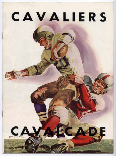 1951 Cavalier Vs Cavalcade College Football Program