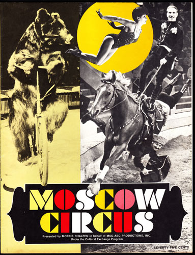 1967-68 Moscow Circus Program
